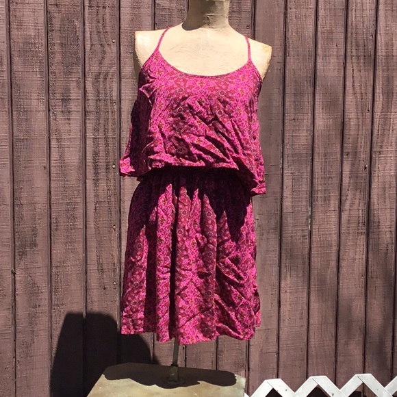 Hollister Dresses & Skirts - Hollister floral cross back mini dress